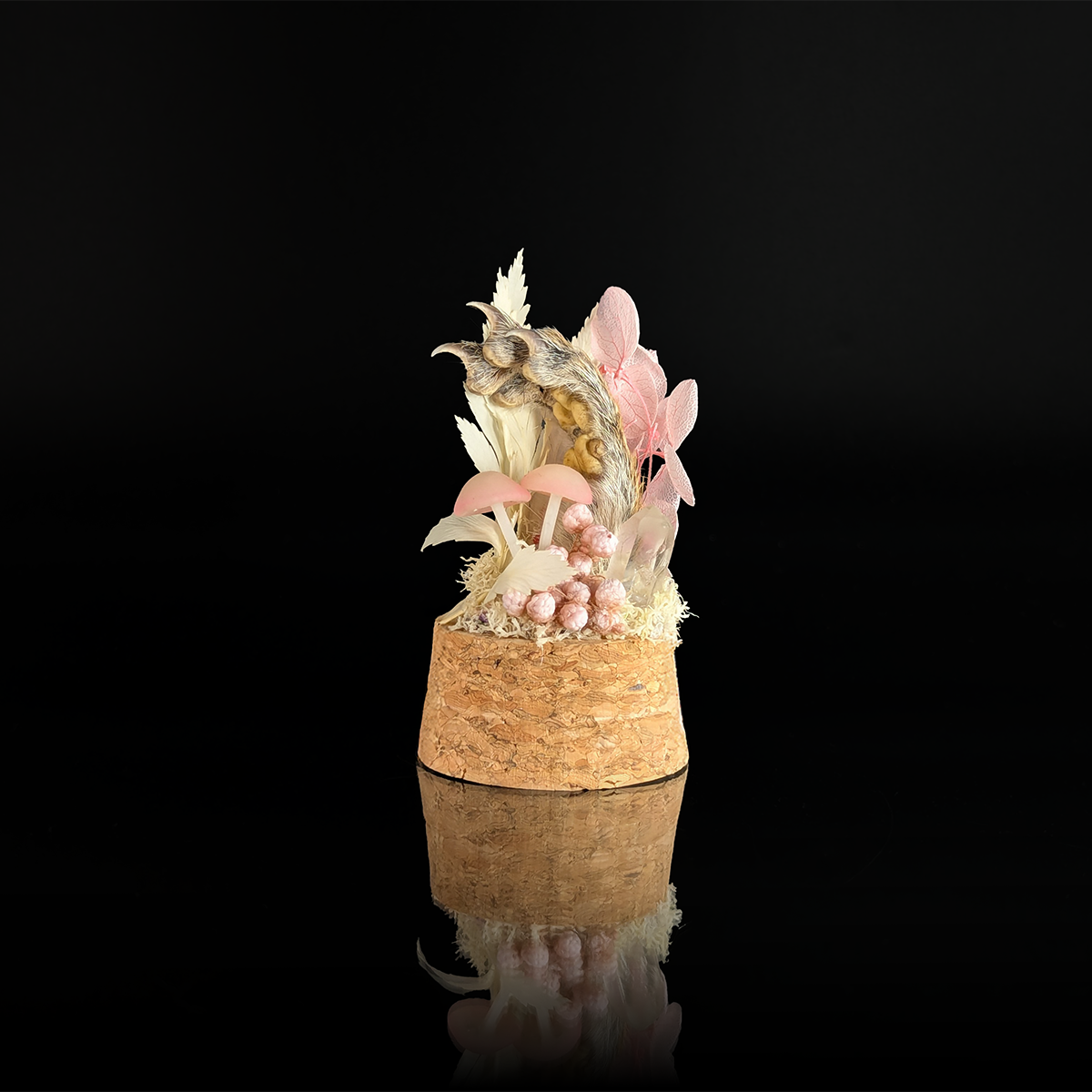 Squirrel Paw in Pink