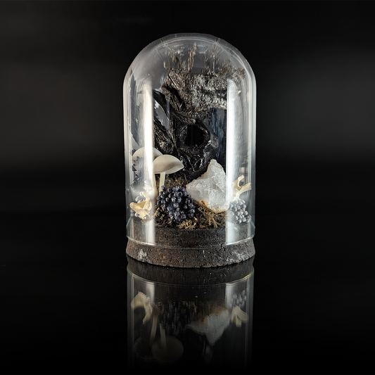 Rooster Head in Black