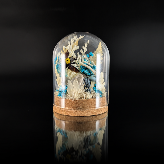 Carpenter Bee in Glowing Blue