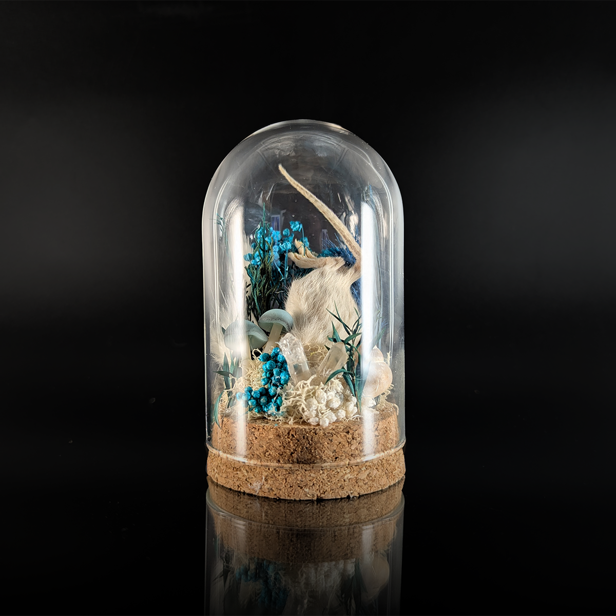 Rat Bottom in Glowing Blue