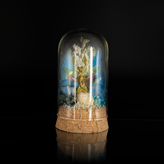 Flower Mantis in Blue